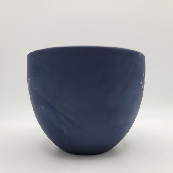 Mystic Navy “All-Seeing Eye” Ceramic Mug – Wide Bowl Style – Modern Boho Celesti - Picture 4 of 6